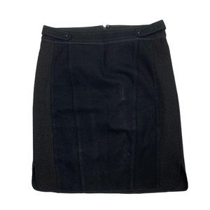 White House Black Market 2 Skirt Black Straight Pe